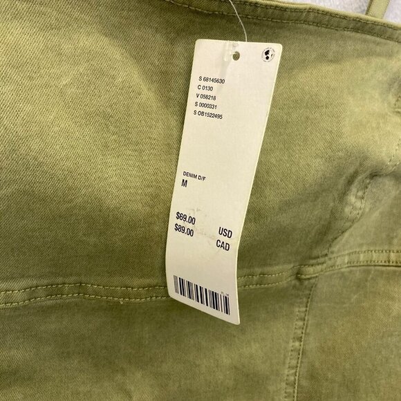 Urban Outfitters Bodycon Cargo Mini Dress Medium Stretch Pocket Army Green NWT - Picture 6 of 12